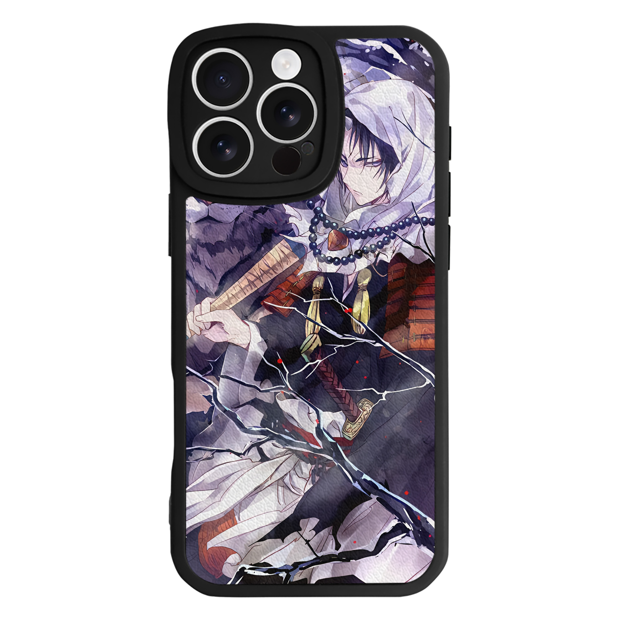 （画像用） 刀剣乱舞 Touken Ranbu 【iPhone 16シリーズ対応】シリコンスマホケース（レザー調） 材質：シリコン